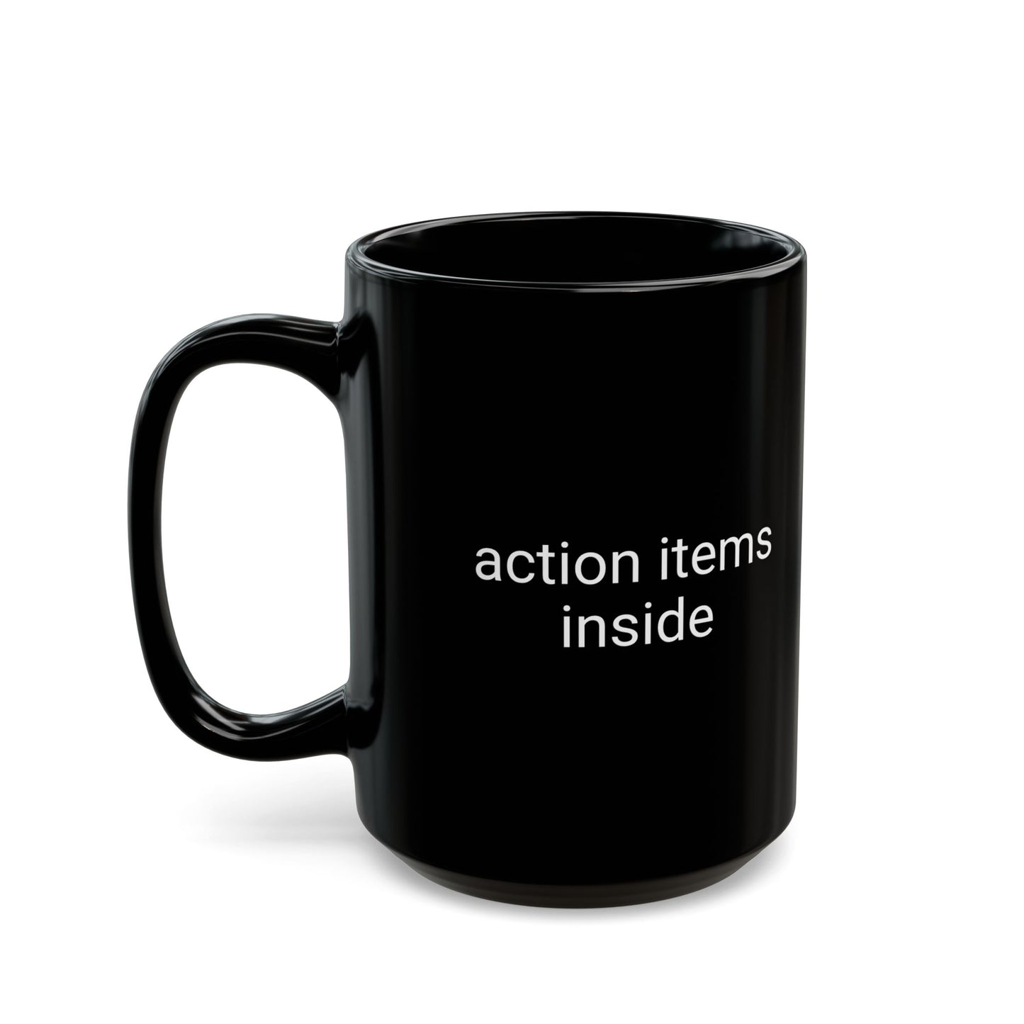 Action Items Mug