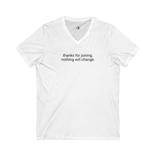 All Hands Reality V-Neck Tee